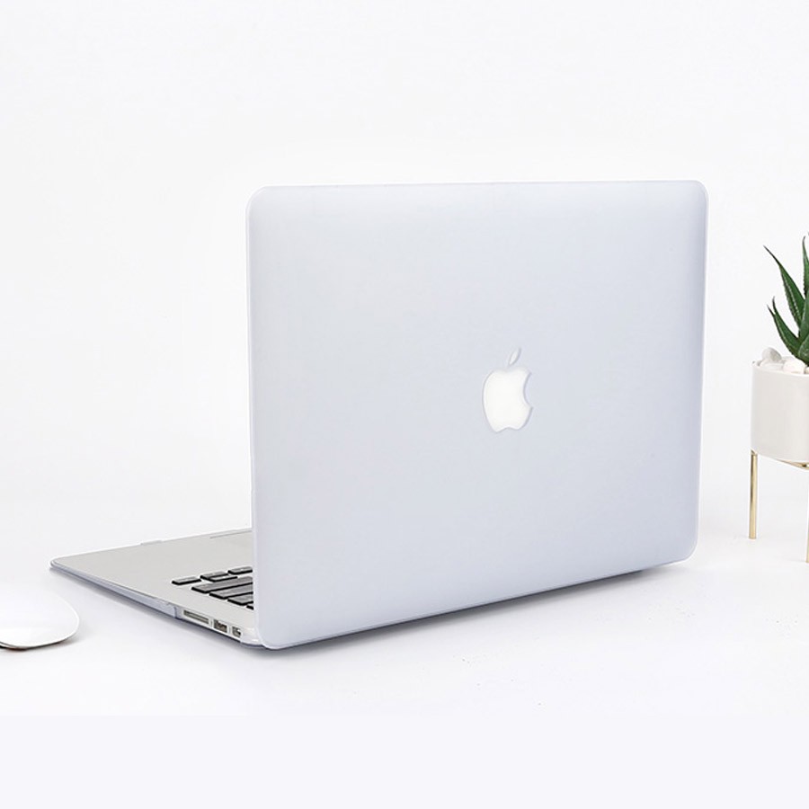 Combo Ốp Macbook + Phủ Phím Màu Trong Mờ (Tặng Nút Chống Bụi & Hộp Đựng Tai Nghe ) | BigBuy360 - bigbuy360.vn