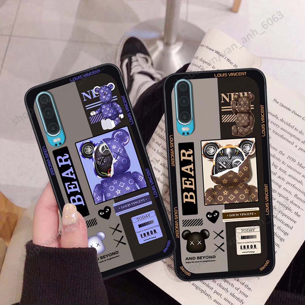 Ốp lưng Huawei P30 / P30 Pro hình kaws, bear brick, venom thời trang siêu ngầu