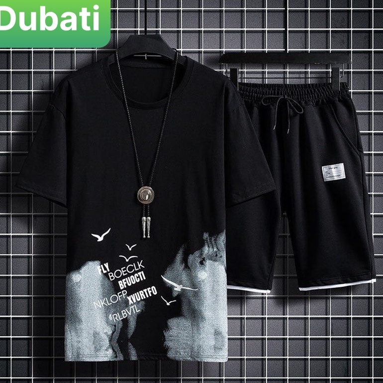 BỘ THỂ THAO NAM BẦY LOANG CHIM, ĐỒ BỘ QUẦN ÁO MÙA HÈ CỘC TAY VẢI SÀNH ĐIỆU NEW- DUBATI FASHION