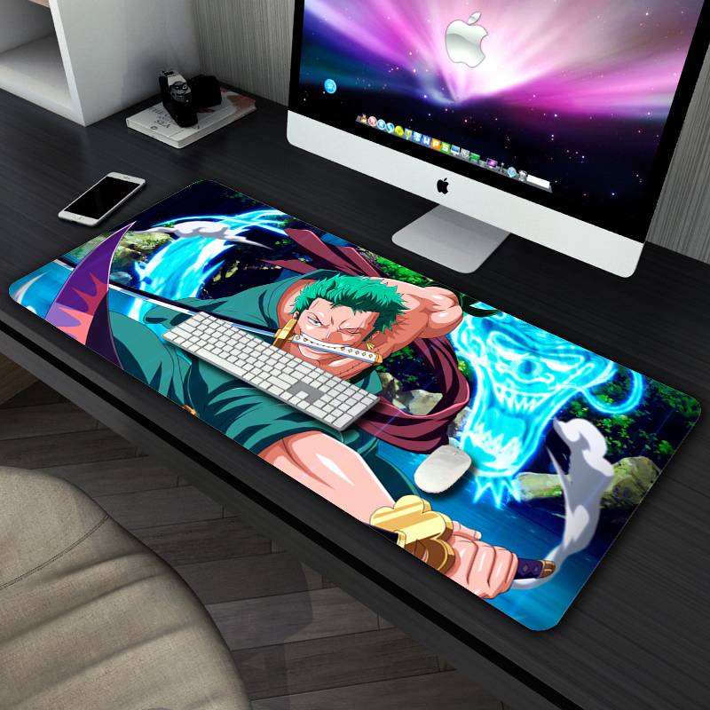 Tấm Lót Chuột Và Bàn Phím Chơi Game Cỡ Lớn Họa Tiết Hoạt Hình One Piece Nhật Bản Miếng Lót Chuột Máy Tính Hình Roronoa Zoro / Zoro / Luffy Độc Đáo