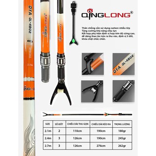 Chống cần carbon DYA QingLong