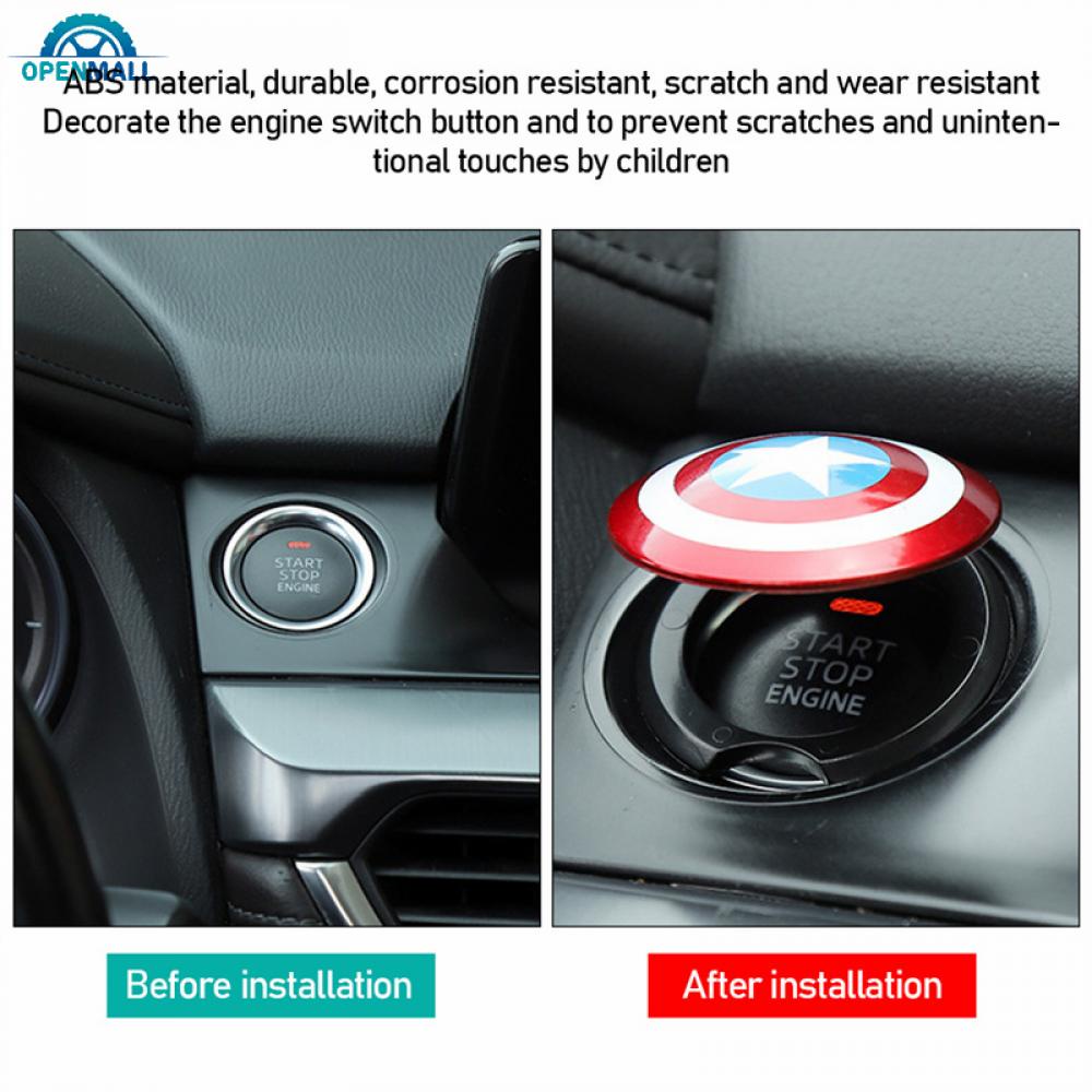 Miếng Dán Bảo Vệ Nút Khởi Động Xe Hơi Chuyên Dụng
