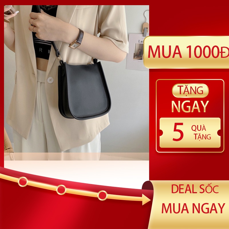 Túi sách nữ thời trang, túi xách đeo chéo đi chơi, dự tiệc nẹp viền phong cách Hàn Quốc TTK297