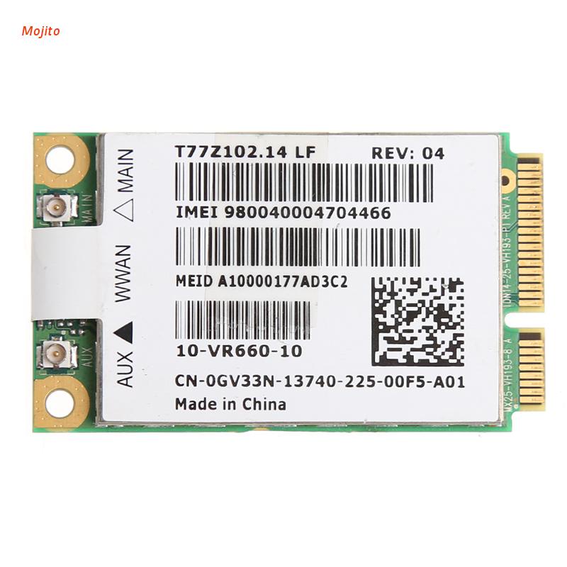 Card Mạng Không Dây Mojito 3g Wwan Gobi2000 Cho Dell 5620 0gv33n