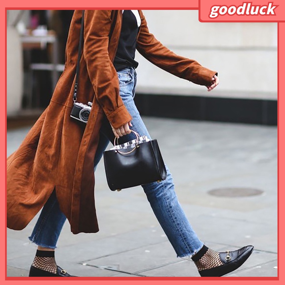 Vớ ngắn cao ngang mắt cá kiểu lưới bắt cá thời trang gợi cảm dành cho bạn nữ