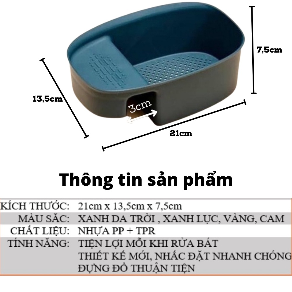 Khay Lọc Rác Rổ Lọc Rác rửa hoa quả gắn bồn rửa siêu tiện lợi [Mẫu mới 2021]