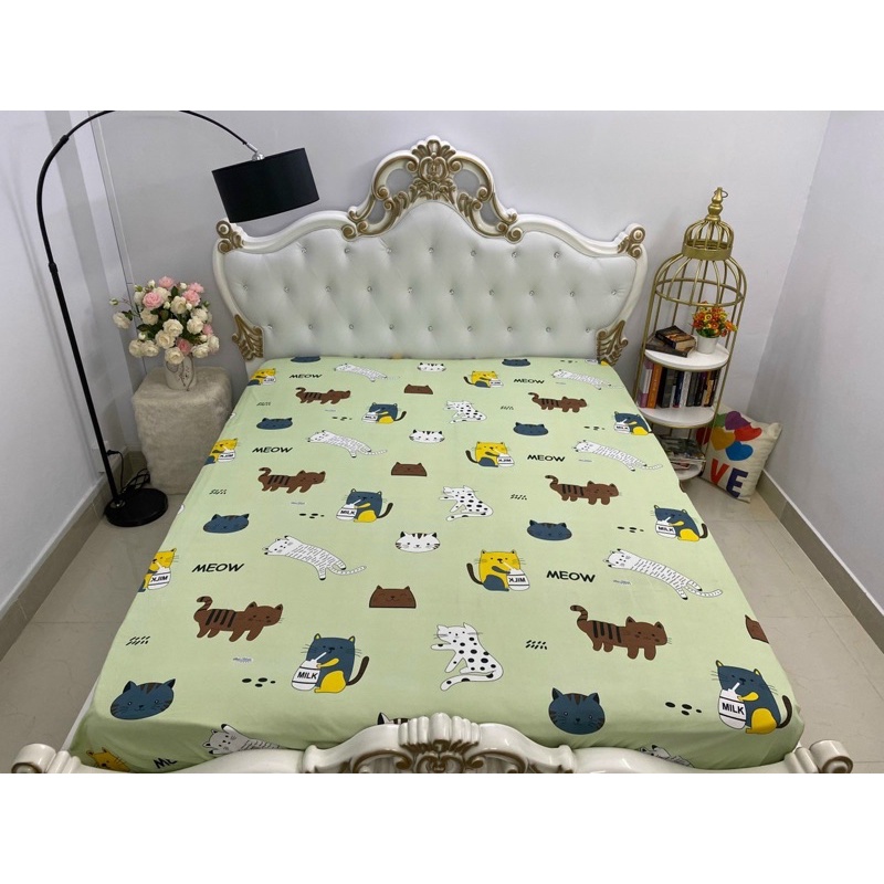 [Mã BMBAU50 giảm 7% đơn 99K] Ga chống thấm Minh Mẫn cotton thun nano kháng khuẩn