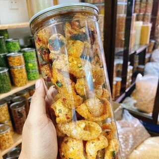 Da heo mắm hành chiên giòn cháy tỏi ớt đóng hộp 160g siêu rẻ