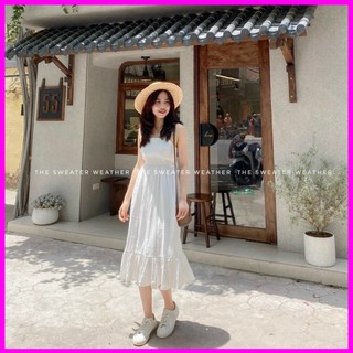 váy 2 dây đầm maxi xòe đuôi cá siêu xinh loại 1 freeship