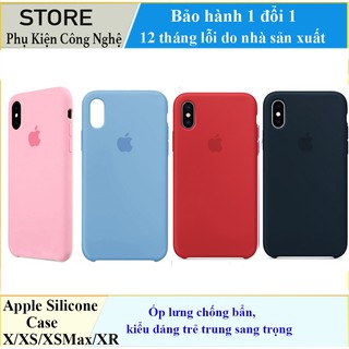 Ốp lưng Apple Silicone Case iPhone X/XS/XSMax/XR - chống bám bẩn