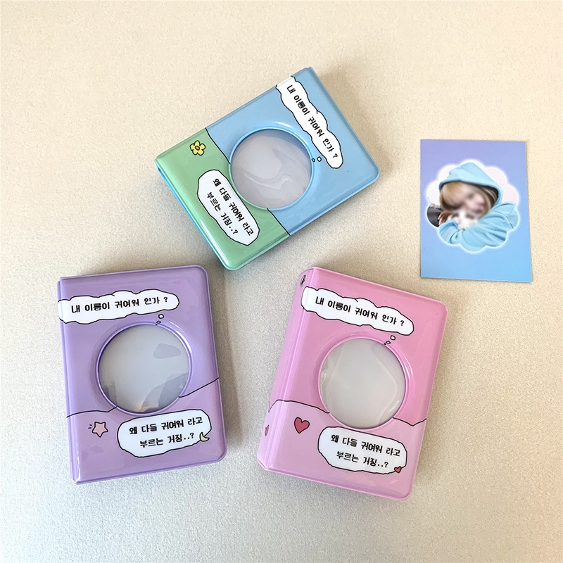 Album Ảnh Ba inch Mini Màu Kẹo Dễ Thương