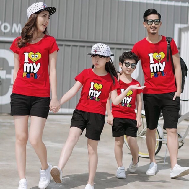 Áo đôi gia đình, mẹ và bé