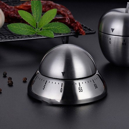 Đồng Hồ Pomodoro Hẹn Giờ 60 Phút Kim Loại Nhiều Hình