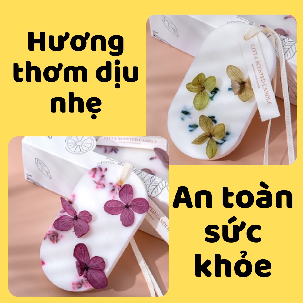 Sáp thơm phòng CHILLAX hình bầu dục hương thơm tự nhiên khử mùi không gian nhà, góc học tập, bếp ăn, làm quà tặng