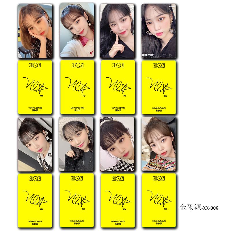 Set card chữ kí Kim Chaewon IZONE