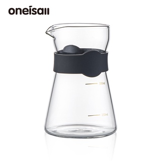 Bình pha cà phê oneisall bằng thủy tinh chịu nhiệt cao v60 300ml