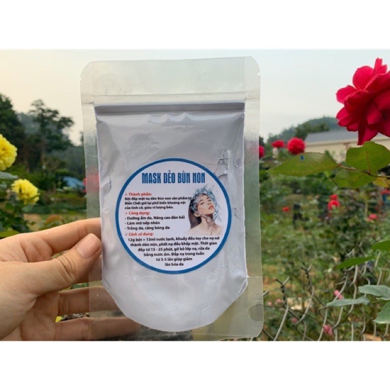 mặt nạ dẻo bùn non 100g đắp mặt nạ trắng da hết mụn