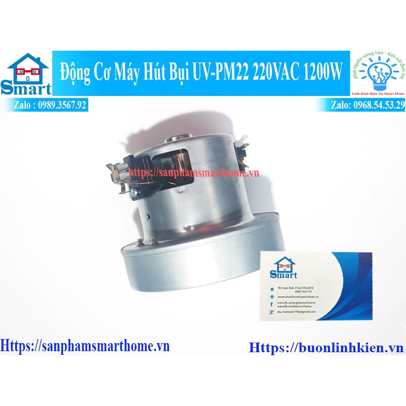 Motor động cơ máy hút bụi công suất 1200W Dây đồng
