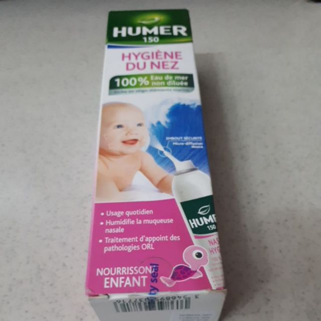 Vệ sinh mũi trẻ con Humer 150 Hygiene DuNez  chai 150ml thumbnail