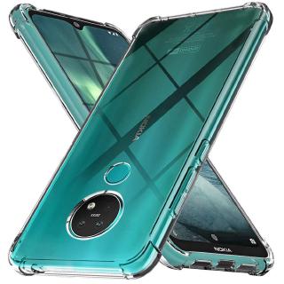 Ốp điện thoại Silicone mềm chống sốc cao cấp dành cho Nokia 7.2 6.2