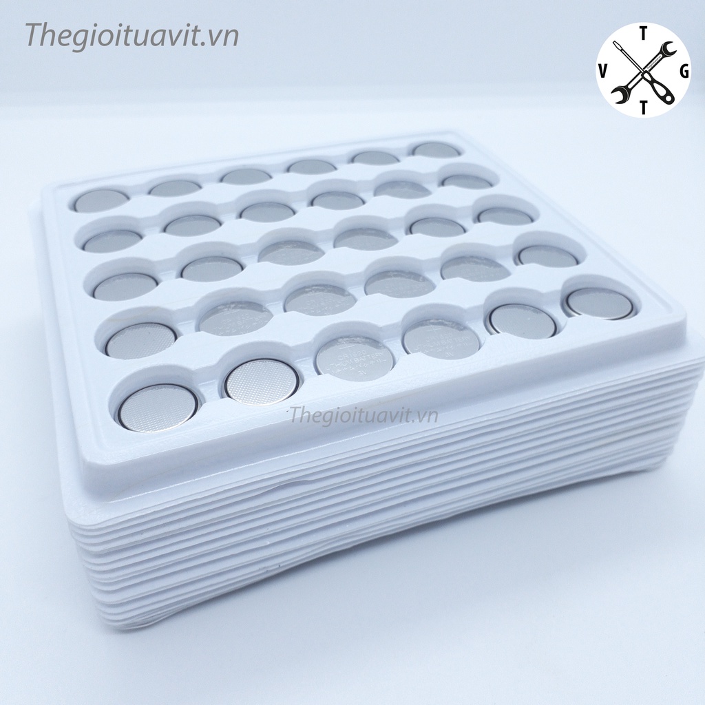 Sỉ vỉ 30 viên Pin cúc áo CR1620 3V pin nút áo hàng chuẩn bảo đảm