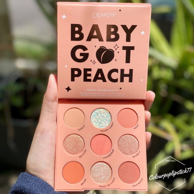 BẢNG MẮT 9 Ô COLOURPOP BABY GOT PEACH EYESHADOW PALETTE