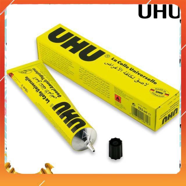 [khosihaihai] [Freeship] Keo UHU/UFO 35ml -Dán Vải,gỗ,keo đa năng