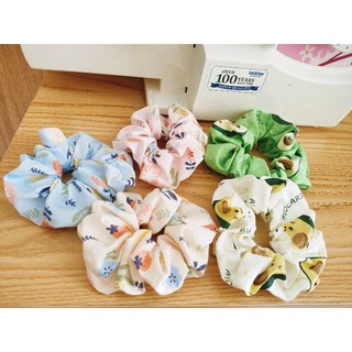 CỘT TÓC VẢI SCRUNCHIES buộc tóc vải hình cute loại đẹp hot trend