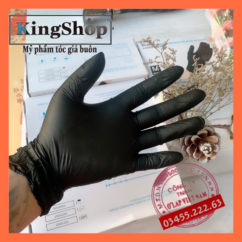 [Mã Giảm 10k] Găng Tay Đen Y Tế Không Bột Hộp 100 Chiếc Bao Tay Đen,Găng Tay Cao Su Đen , Salon Tóc Spa Phun Săm,Thẩm Mỹ | BigBuy360 - bigbuy360.vn