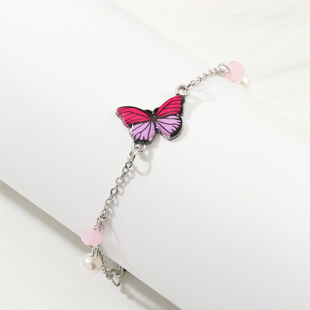BUTTERFLY Vòng Tay Phối Mặt Hình Bướm Phong Cách Bohomian