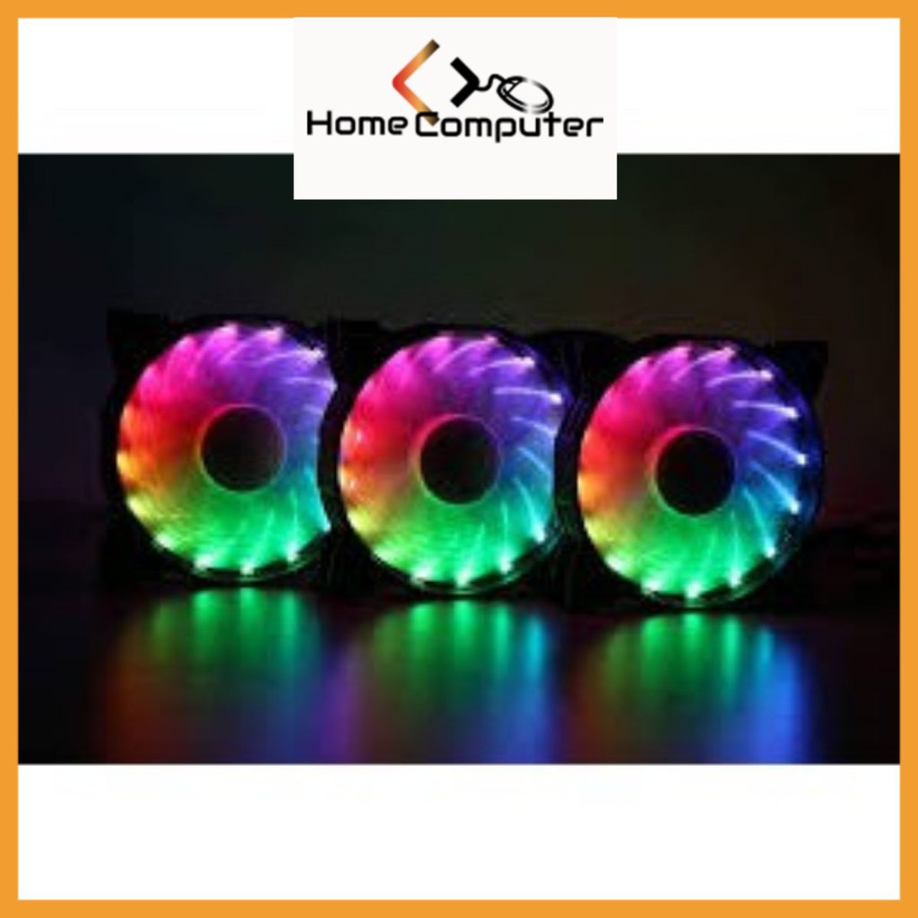 Quạt Tản Nhiệt, Fan Led 33 Bóng Đèn Led 12cm Tản Nhiệt Cho Case Máy Tính - HomeComputer