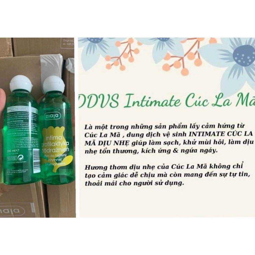 Dung dịch vệ sinh intima 200ml