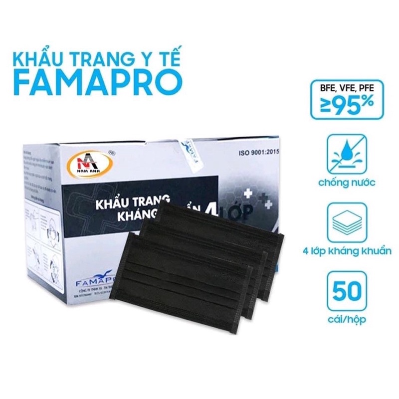 [Chính Hãng] Khẩu trang 4 lớp Famapro