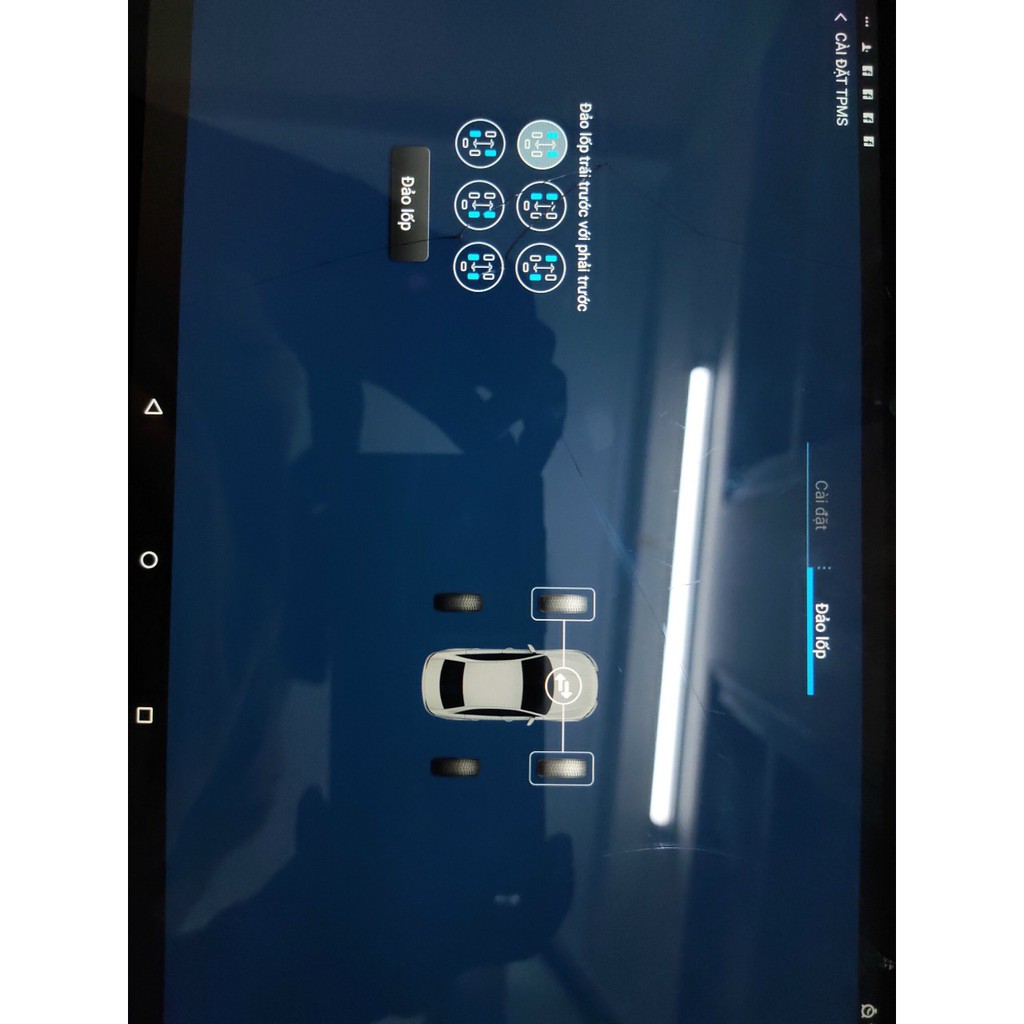 Cảm biến Áp Suất Lốp ô tô Tích Hợp Đầu Android Gắn Trong + Kèm phần mềm tiếng Việt + Hỗ trợ kỹ thuật