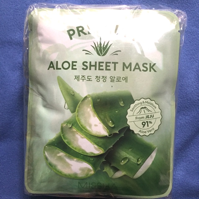 Mặt nạ Missha Premium Aloe Sheet Mask