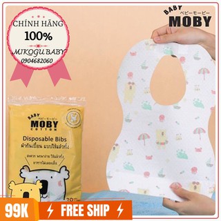 Yếm giấy chống thấm moby ❤️ tiện lợi ❤️ an toàn ❤️ vệ sinh