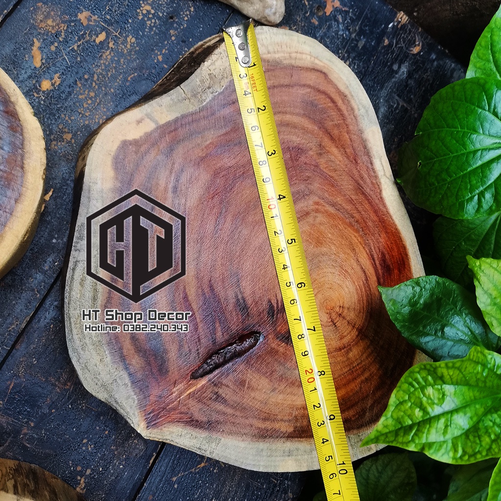 Đế vân gỗ tự nhiên Dùng Để tượng, gốm, ấm trà , Lót Ly Tách, Nến Thơm, chậu bonsai