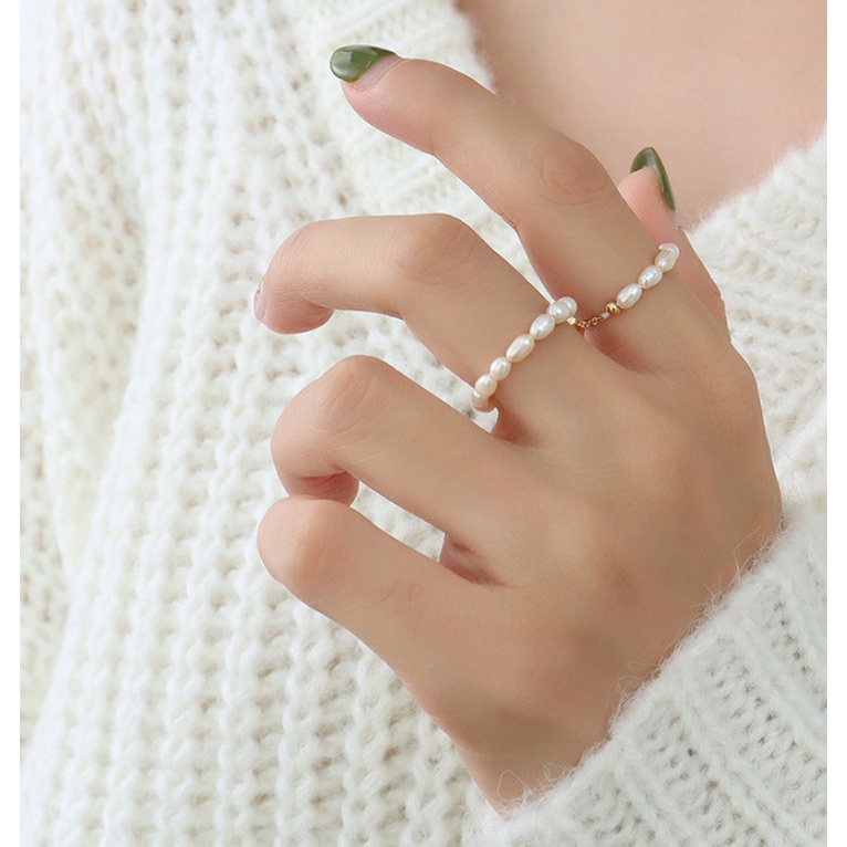 Nhẫn Titan Ko Han Rỉ Kiểu Dây Rút TT 4038