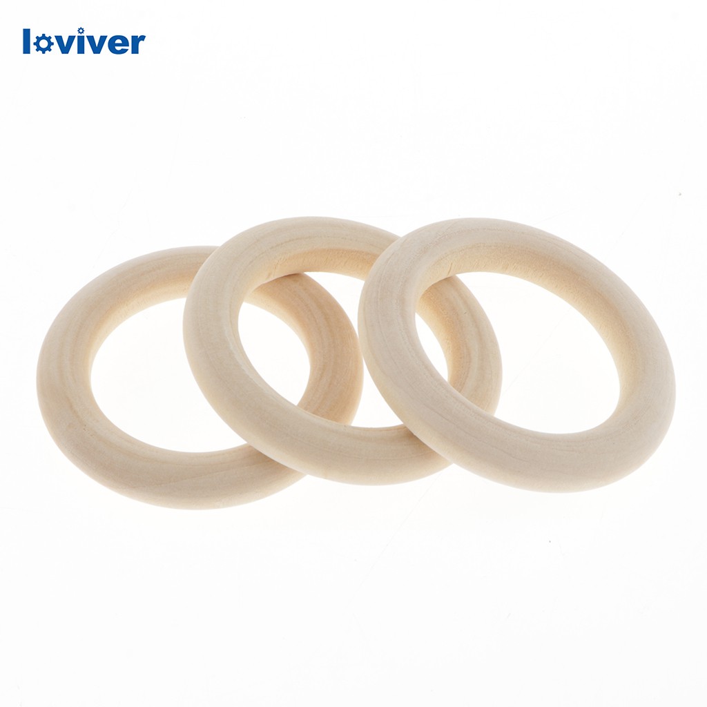 Nhẫn Gỗ Chưa Hoàn Thành Dùng Làm Trang Sức / Mặt Dây Chuyền / Nhẫn Thủ Công Macrame