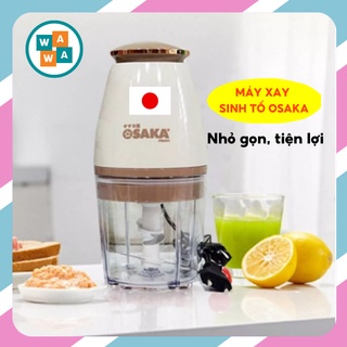 Máy xay sinh tố Osaka đa năng dung tích 750ml, công suất 350w, lưỡi dao bằng thép không rỉ Wawa m102