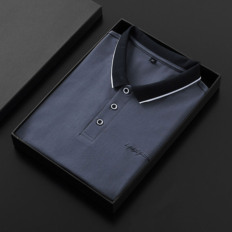 Áo thun polo tay ngắn 100% cotton thời trang cho nam size M-4XL
