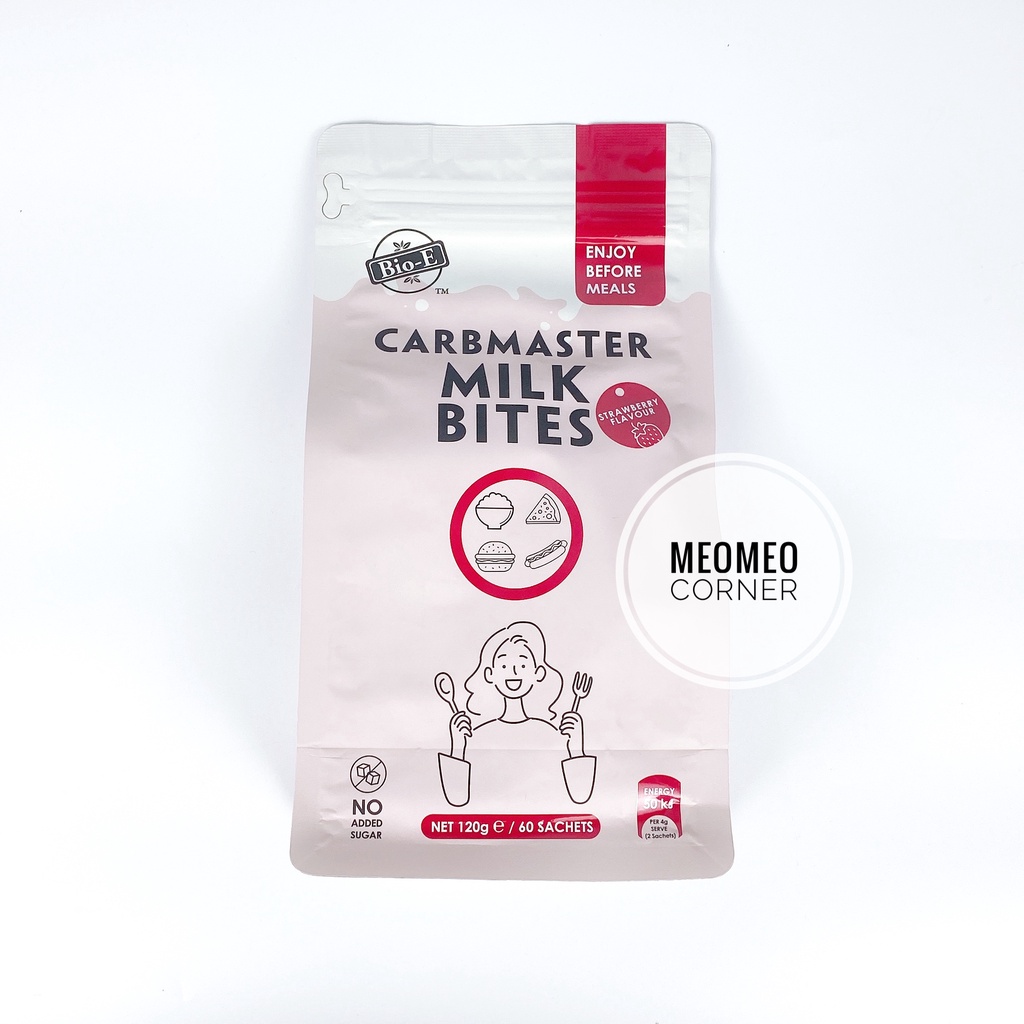 Kẹo sữa giảm thèm ăn & giảm hấp thụ chất béo Bio-E Carbmaster Milk Bite Úc