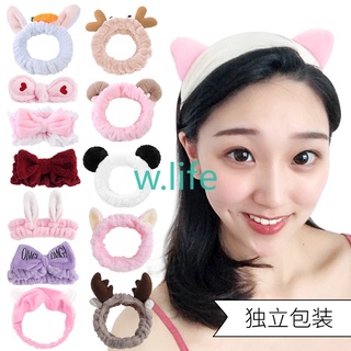 Băng đô tai thỏ lông nhung xinh xắn đáng yêu