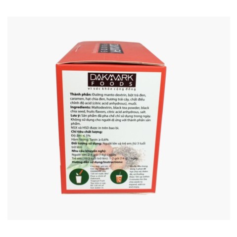 Trà trái cây nhiệt đới vị vải Dakmark TDQ (10 gói, 200gr) | BigBuy360 - bigbuy360.vn