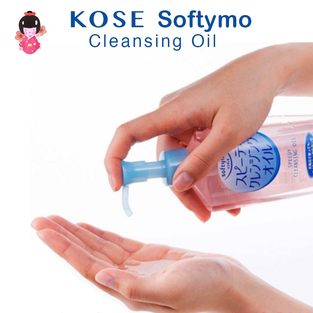 Dầu tẩy trang KOSE Softymo Cleansing Oil 230ml [Hàng nội địa Nhật Bản]