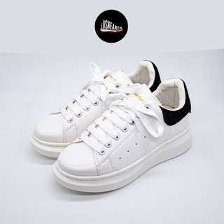 Giày mcquen gót nhung 🏆hot trend🏆 giầy mcq trắng gót đen/ giày thể thao nam, nữ đủ size/ lù store