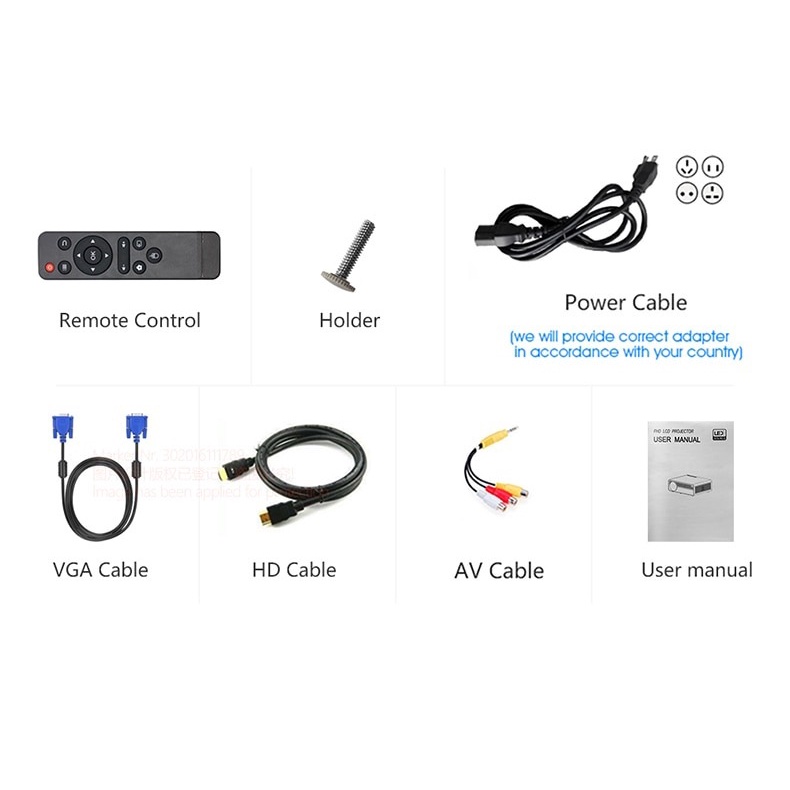 Máy chiếu AUN -  Akey7 MAX New Version 2023 - Full HD - 7000 lumens - Hàng chính hãng - Bảo hành 1 năm