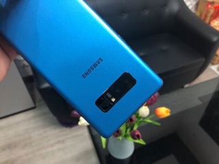 Skin Dán Samsung Note 8 Xanh Wave imei