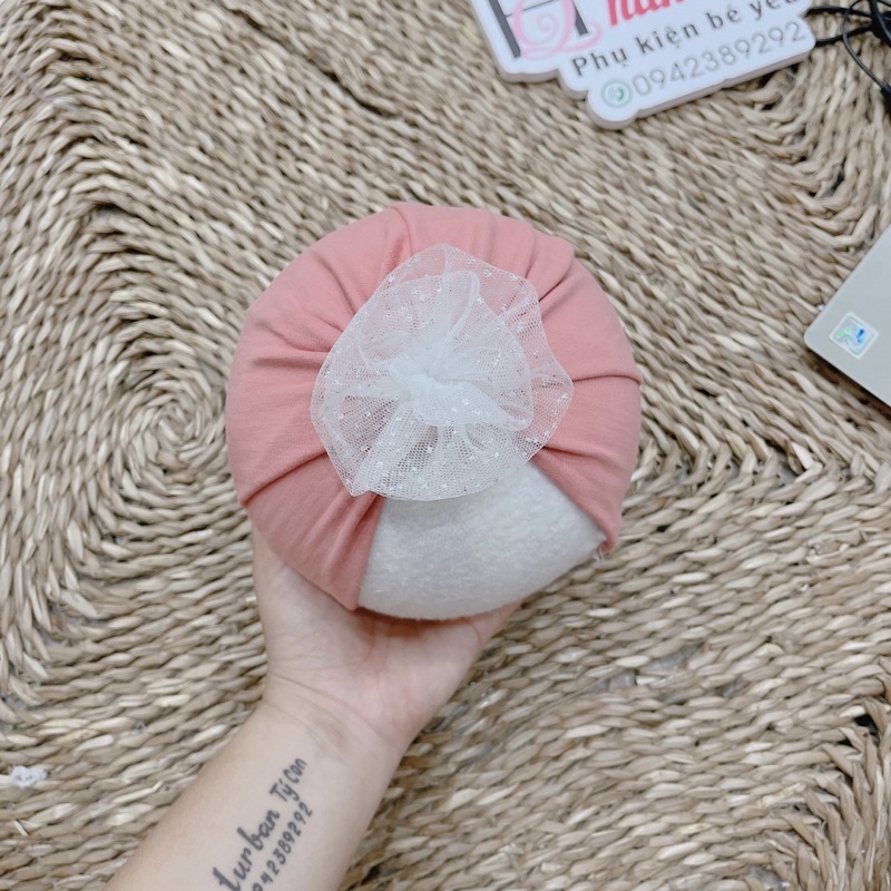 Mũ turban cho bé yêu