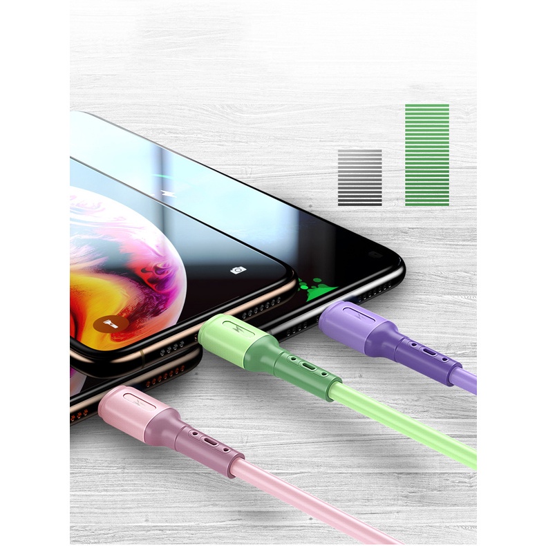 Dây cáp sạc 3 trong 1 thích hợp cho iPhone Android